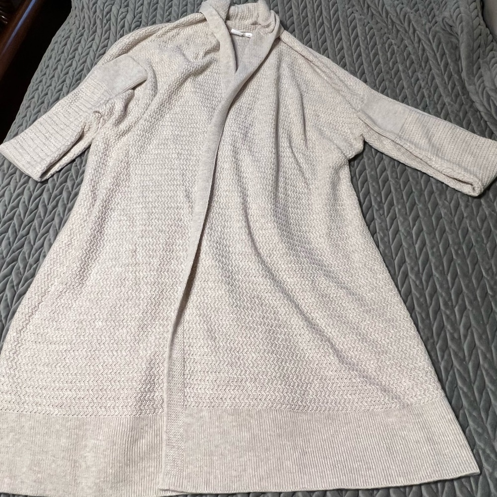 Womens Gap long open front  sweater